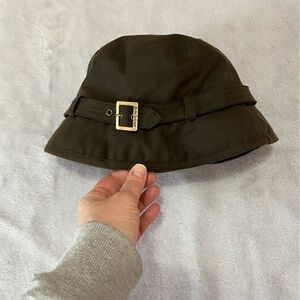 Barbour Kelso belted waxed bucket hat